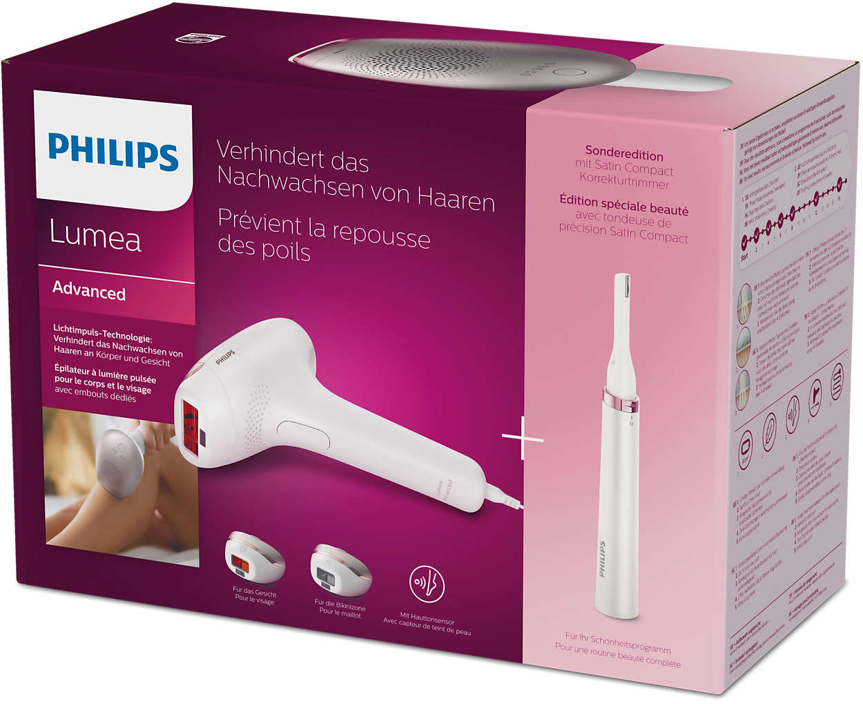 Philips Lumea BRI923 Advanced IPL Hair Removal - No2Hair.com